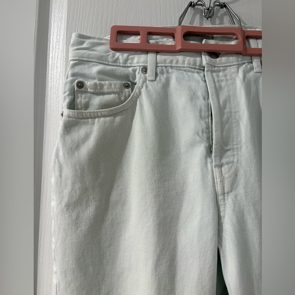 Everlane 90s Cheeky Jean Bone White - Button Fly, Cropped - Picture 5 of 13